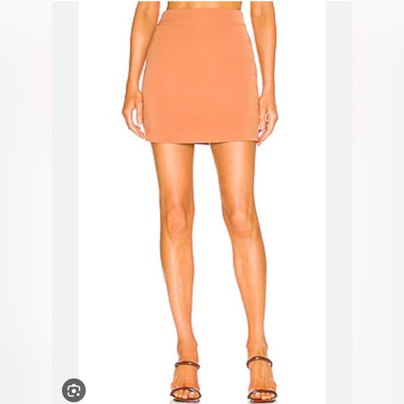 Lovers and Friends Diana Mini Skirt in Caramel - Picture 1 of 2